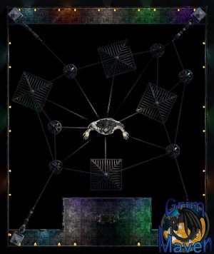 "Interdimensional Prison" (27x32) Are you trapped inside? Or breaking someone out? Either way... this won't be easy!