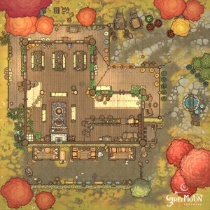 Harvest Village Tavern (Day + Night) [25x25]