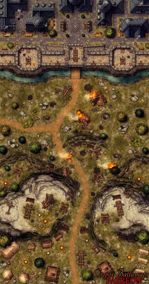 The Siege 40x70 battle map