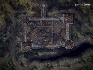 Ruined Castle [60x45] [Gridless]