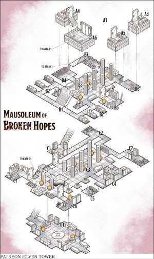 Maps 816-817-818 - Mausoleum of Broken Hopes - Dungeon