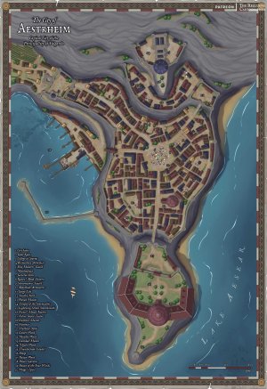 City of Aestrheim - Mountain Settement - 11 Variants - RC - No AI