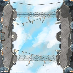 SkyPalace Canal Entrance [30x30][Battlemap][OC]