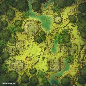Jungle Rubble (40x40)
