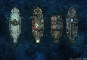 N.A.U.T.I.L.U.S. | Gnomish Submarine [46 x 32]