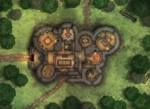 Restored Castle Cragmaw - PC Headquarters | 3 Floors [88 x 64]