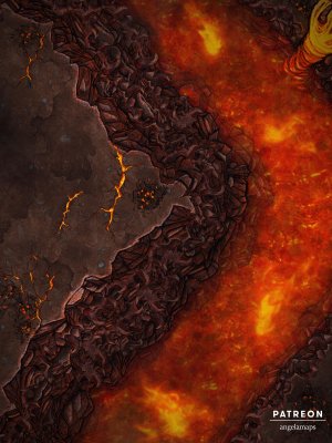 Hellish Heights [battlemap] from Angela Maps - Why do your adventures find themselves in hell? 3 versions! [animated] [art]