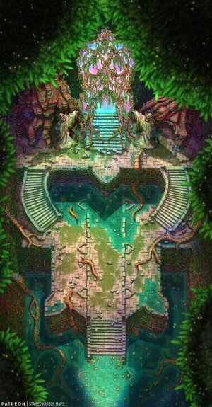 Ruined Rey Temple [24x46] [Feywild]