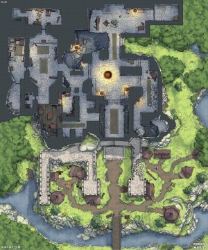 Goblin Ruined Temple [50x60]