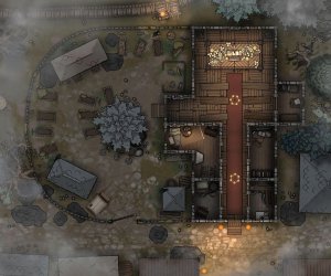 St. Andral's Church [Curse of Strahd] — Free Battlemap [24x20]