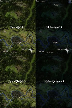 The Keep on the Borderlands: Region Map | Canvas Quest + Matthew.W Collab