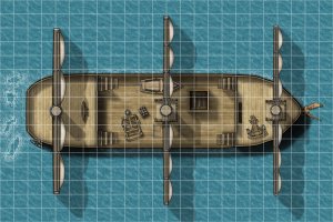 Passenger Sailing Ship [24 x 8] – Free Battlemap
