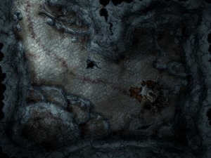 Frozen cave - [Art] RPG map
