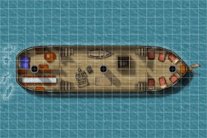 Passenger Sailing Ship [24 x 8] – Free Battlemap