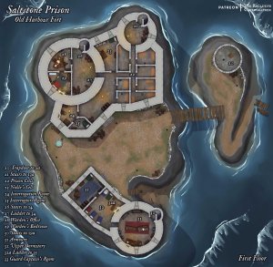 Saltstone Prison - 3 Level Building Map - 42x41 - RC