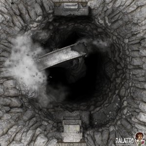 The deepest dungeons have the worst upkeep.  The teetering bridge wasn’t even one of the many intended traps.