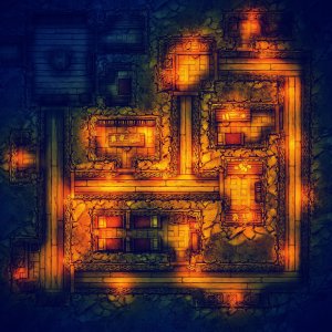 Voidfallen - Secret Base - FREE 25x25 Battlemap [Sortar's Arcanum]