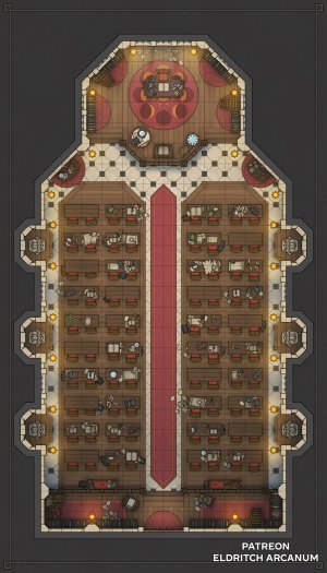 Arcane Academy Classroom | [OC] [16 x 28] | Eldritch Arcanum