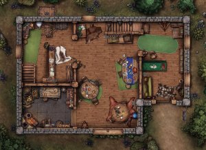 Hunters’ Lodge  [22x16]