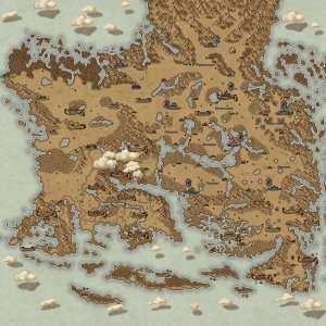 Old map that I had to scale down because I couldn't keep track of the lore