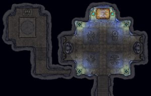 Halls of the Hunting Axe [PotA] 164x163 tiles dungeon mapset
