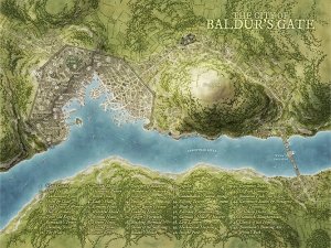 The City of Baldur's Gate [Art] [OC]