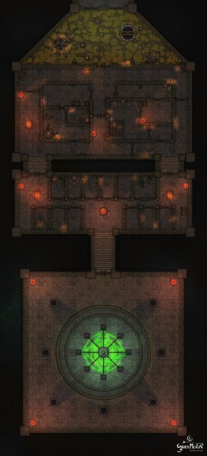 The Necromancer's Prison [25x55]