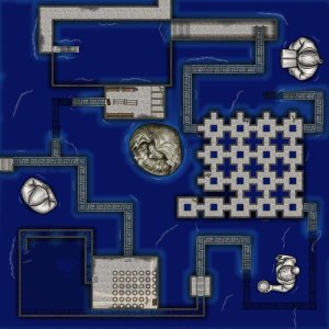 [OC] The Backrooms - 4 Modular Battlemaps (50x50) (Roll20 Ready) - Grid & Gridless