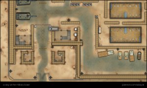 a day at the military base (forward operating base) map compilation + token [48x29 each map]