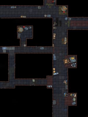 Pirate Space Station Docking Area 30x40