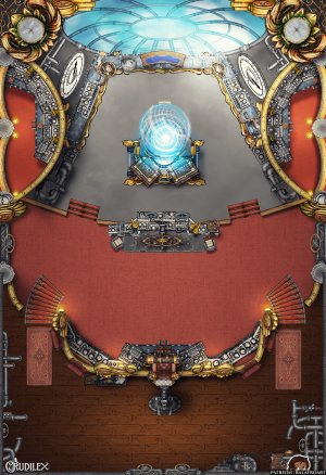 The Derilict’s SoS was sent from the Helm over 1000 years ago, no lifesigns on-board. Just that signal- a last desperate plea from help only heard now as an echo, a millennium too late.