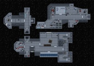 The Alexis spaceship from Dead Planet (Mothership)