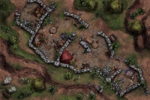 Ruined Forest House [30x20] - 5 unique variations