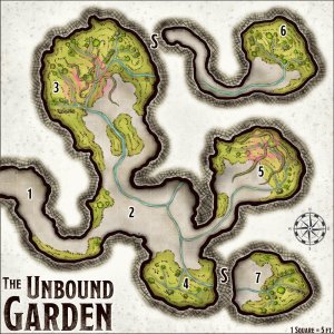 Map 317 - The Unbound Garden - Underground Dungeon