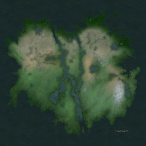 (WIP) Looking for some tips for this continent map I'm working on to help realize my vision