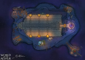 Temple of Travels - [50x35]