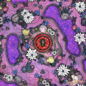 [40x40] Acid Pool Forest With Statue Corrupted