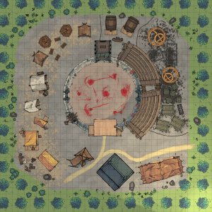 Progression of map quality over the course of my 3 year campaign. (2 years using dungeondraft)