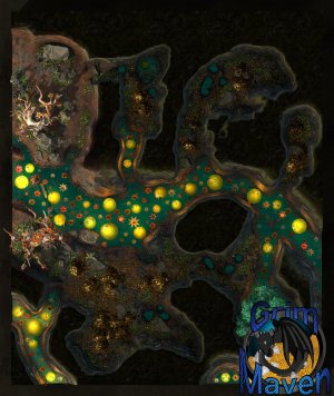 "Holy Cave"(27x32) every campaign needs a sprawling cave system!