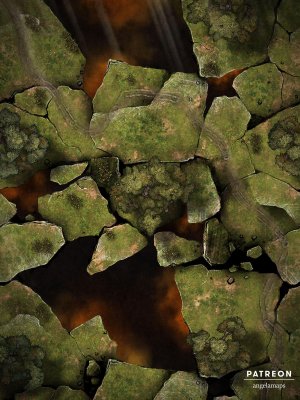 Shattered [battlemap] from Angela Maps - 4 versions! [animated] [art]
