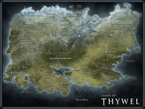 [OC] The Lands of Thywel (Free Map + Unlabeled Versions) (No AI)