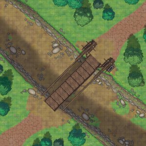 Yet another river map, but with bridge with an opening mechanism!