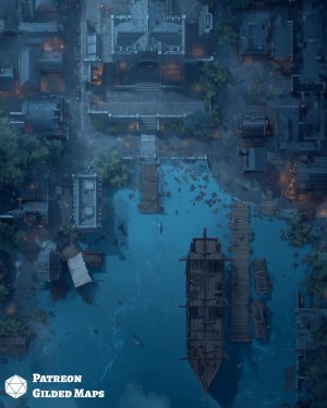 Gothic City Battlemaps