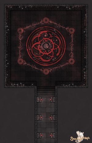 [18x28] Dungeon Runic Prison Blood
