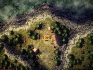 Mountain Camp - 6 Variants [40x30] [Battle Map] [No AI] [OC] [Art]