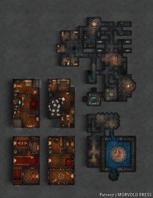 Restored Death House | Curse of Strahd [70 x 90]