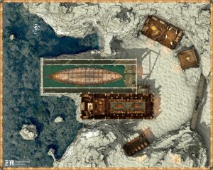 Jarl's Haven [50x40] - winter and spring, link to 150DPI maps in description