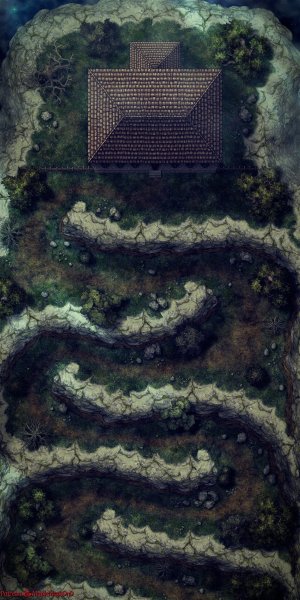 Haunted House Pack (8 Map Pack) by MapleMapsDnD | [Battle Map] [No AI] [OC] [Art]