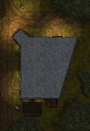 Attack on the Wayside Inn (Storm Lord's Wrath) [22x32]