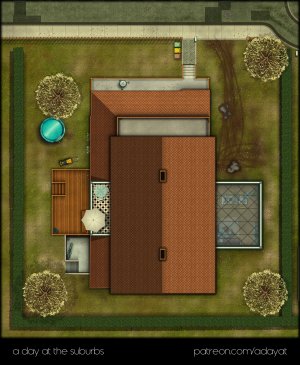 Suburbian house no.5/5 [23x28] [modern version]